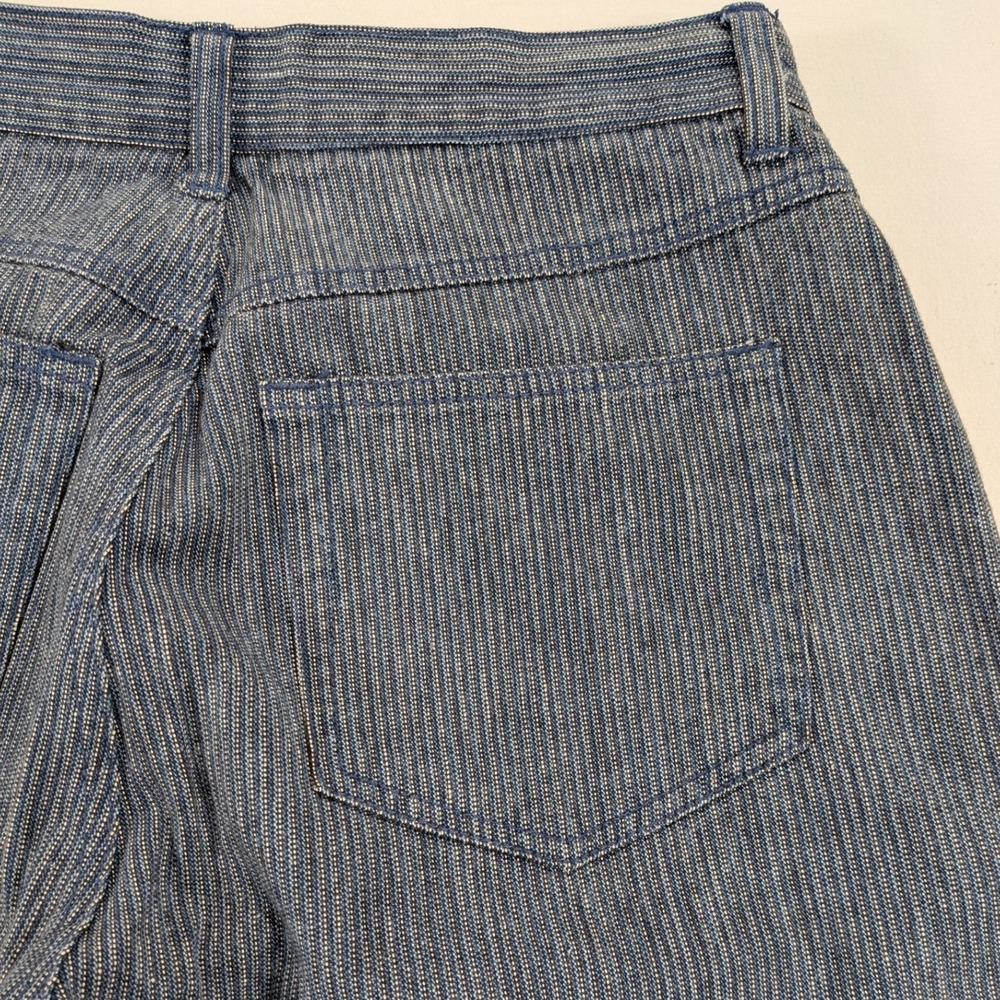 VTG New York & Company Jeans Womens 10 Straight Baggy Taper 90s Pin Stripe Denim - Picture 8 of 11